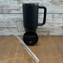 40oz Black plated tumblers