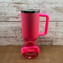 40oz Black plated tumblers