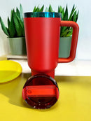 40oz Green/Blue/Purple ombré plated tumblers