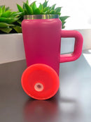 16oz Rainbow plated can with handle