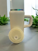 16oz Rainbow plated can with handle