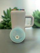 16oz Rainbow plated can with handle