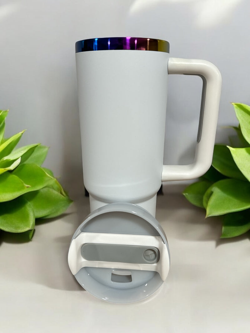 30oz Gen 2 Rainbow Plated, Laser Engravable Tumbler