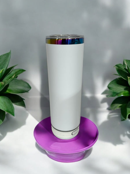 20oz Rainbow plated bluetooth speaker tumblers