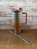 40oz Sublimation Ombre Shimmer Tumbler - Our5kreations 