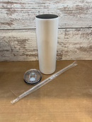 30oz White Sublimation Tumbler - Our5kreations 