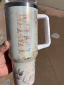 40oz Sublimation shimmer tumbler