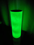 20oz Stainless steel straight white/green glow in the dark sublimation tumbler - Our5kreations 