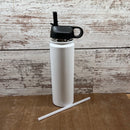 White sublimation tumbler water bottles - Our5kreations 